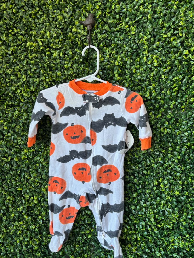 2 PC Halloween Sleeper & Onesie Set, 6M