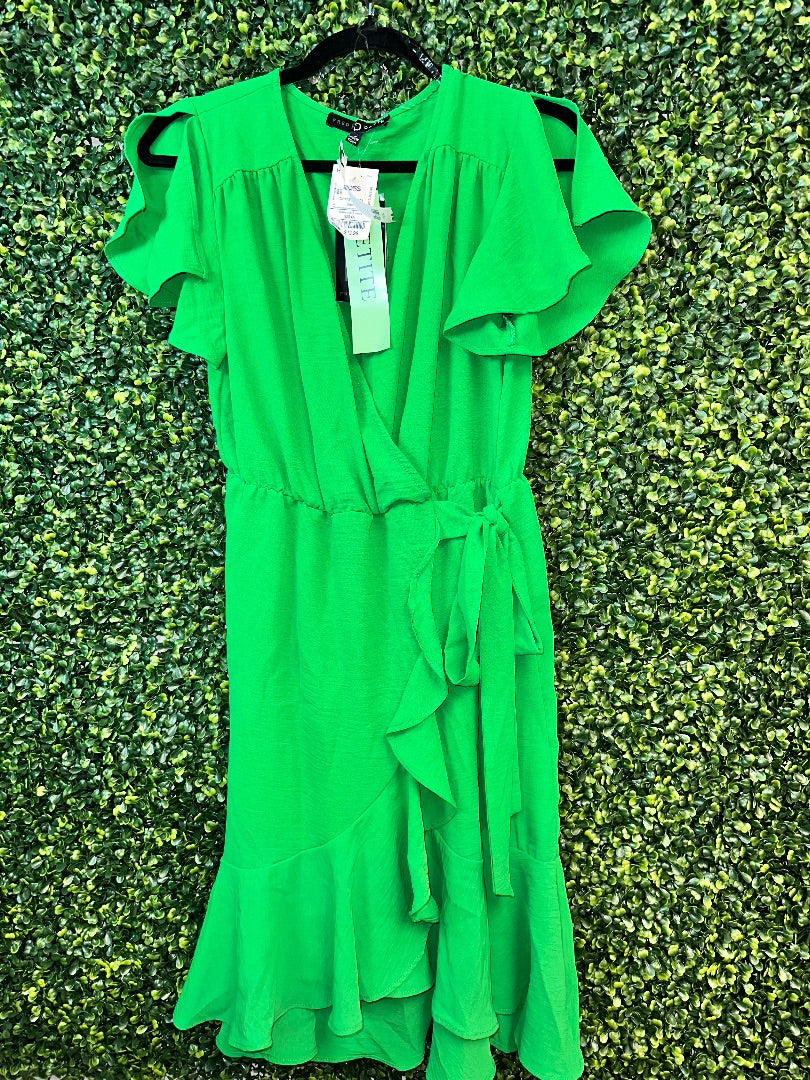 Green NWT Women's Fred David Dress, S (Petite)