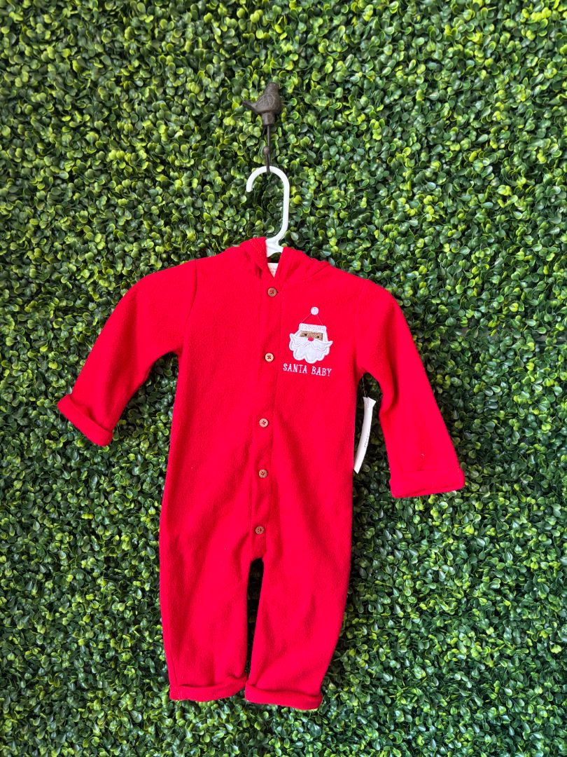 Red Santa Sleeper, 9-12M