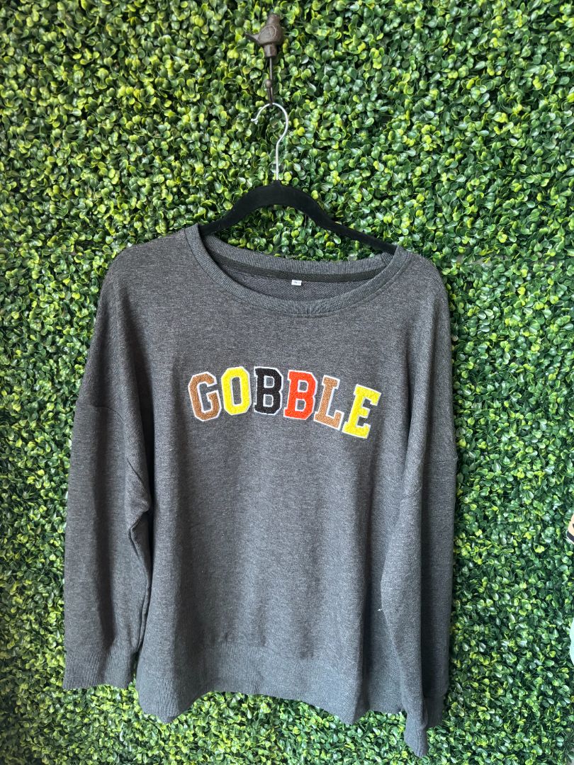 "Gobble" Crewneck, XL