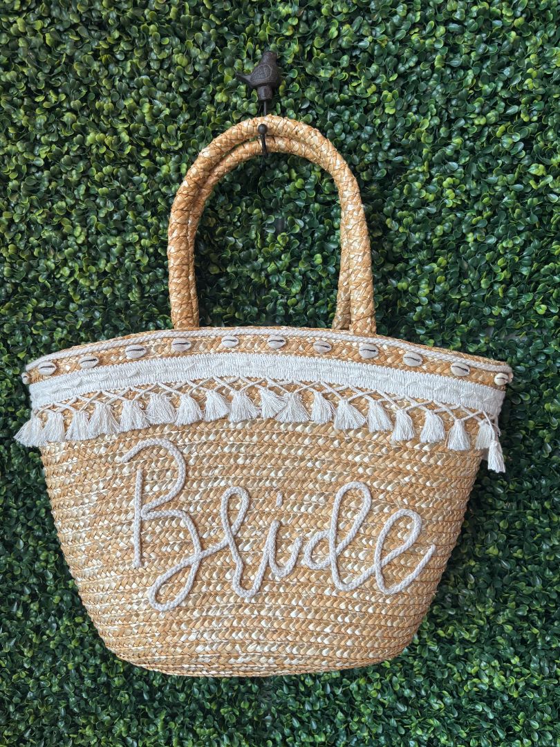 Woven "Bride" Bag