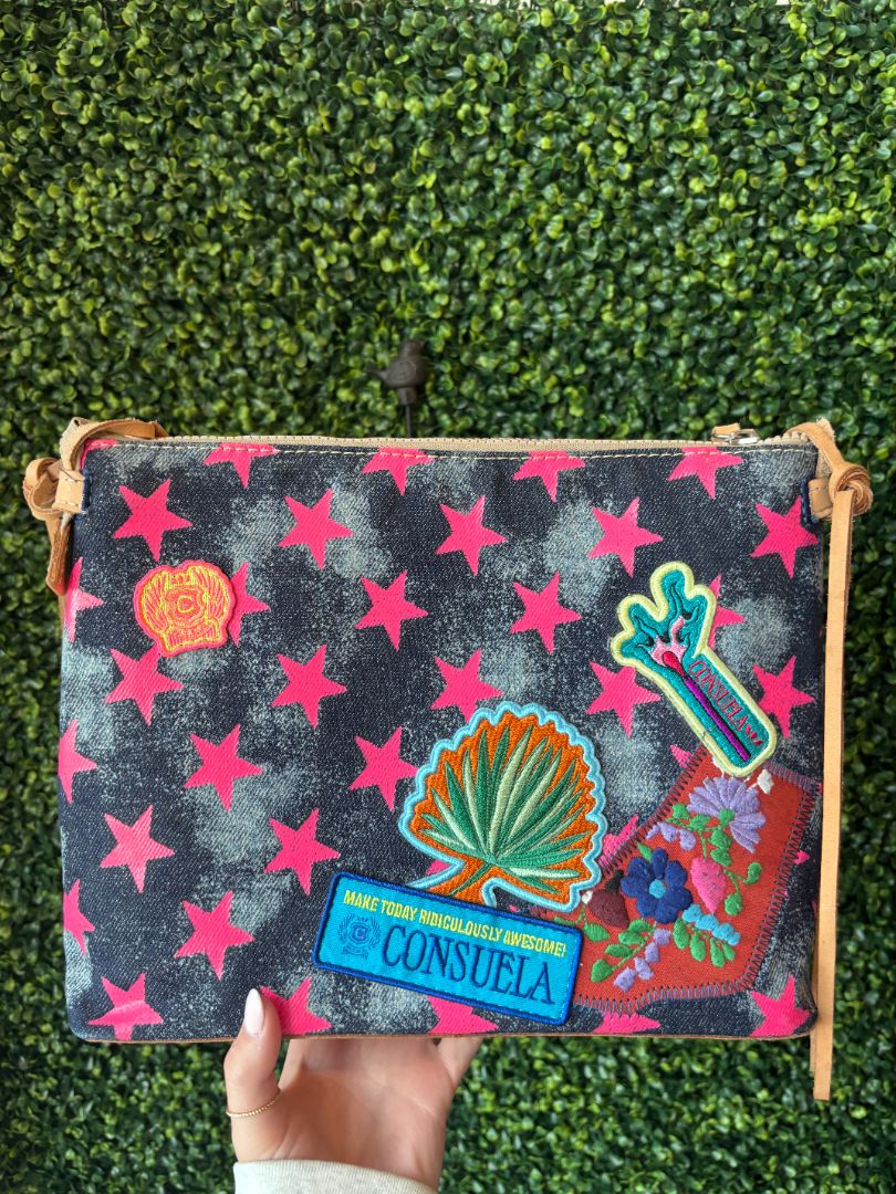 Blue Rose, Denim  Consuela Purse