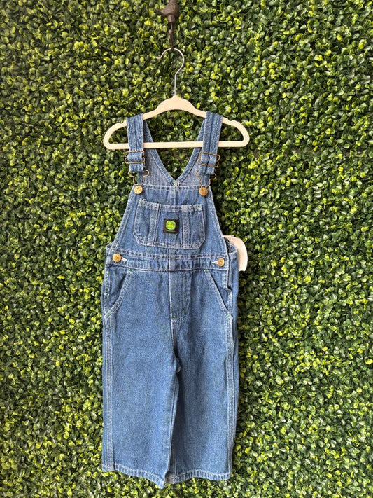 Denim  Boys John Deere Overalls, 2T