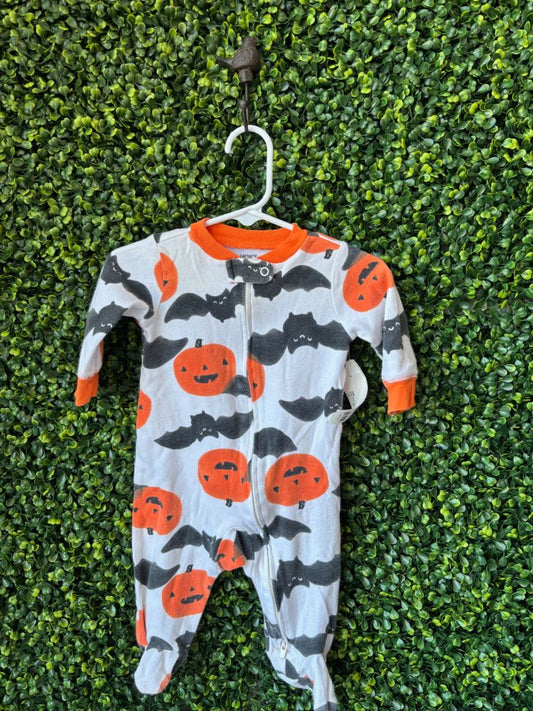 2 PC Halloween Sleeper & Onesie Set, 6M