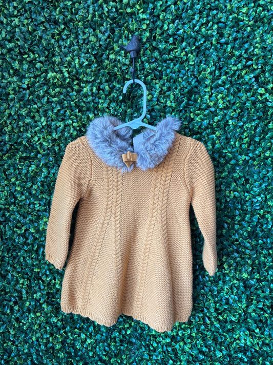 Yellow Sweater Dress, 12M