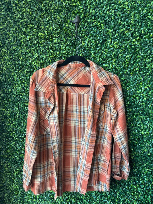 Orange  Flannel, L