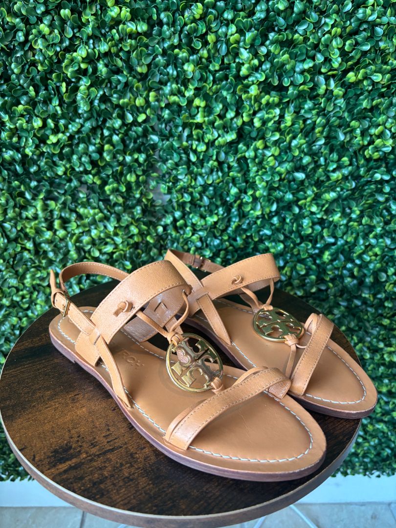 Camel  Tory Burch Sandals, 8