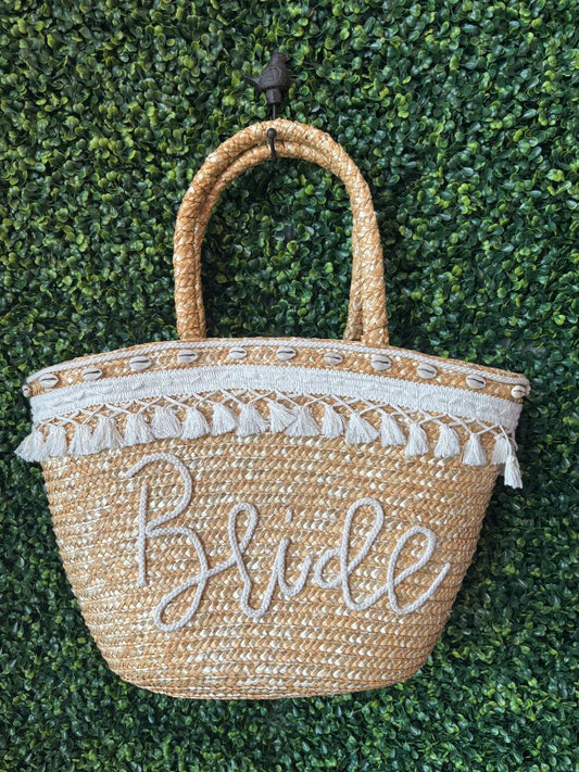 Woven "Bride" Bag