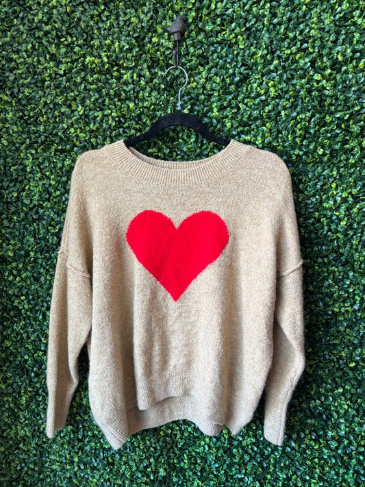 Red Heart Sweater