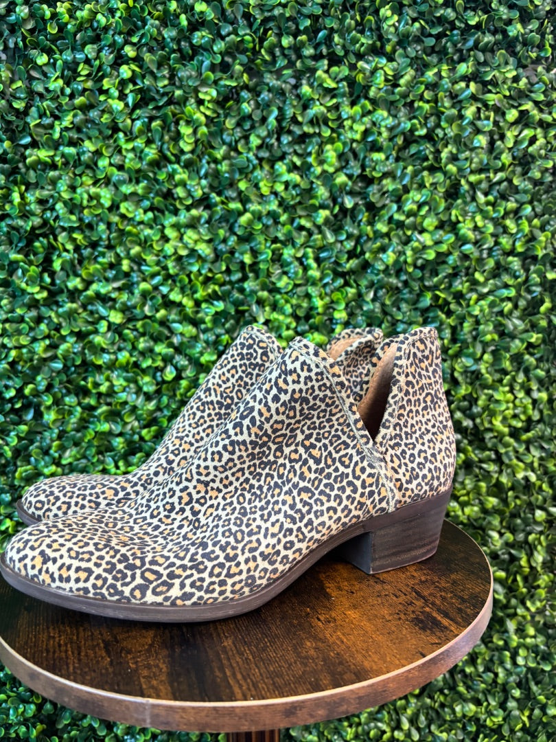 Cheetah Lucky Brand Boots, 8.5