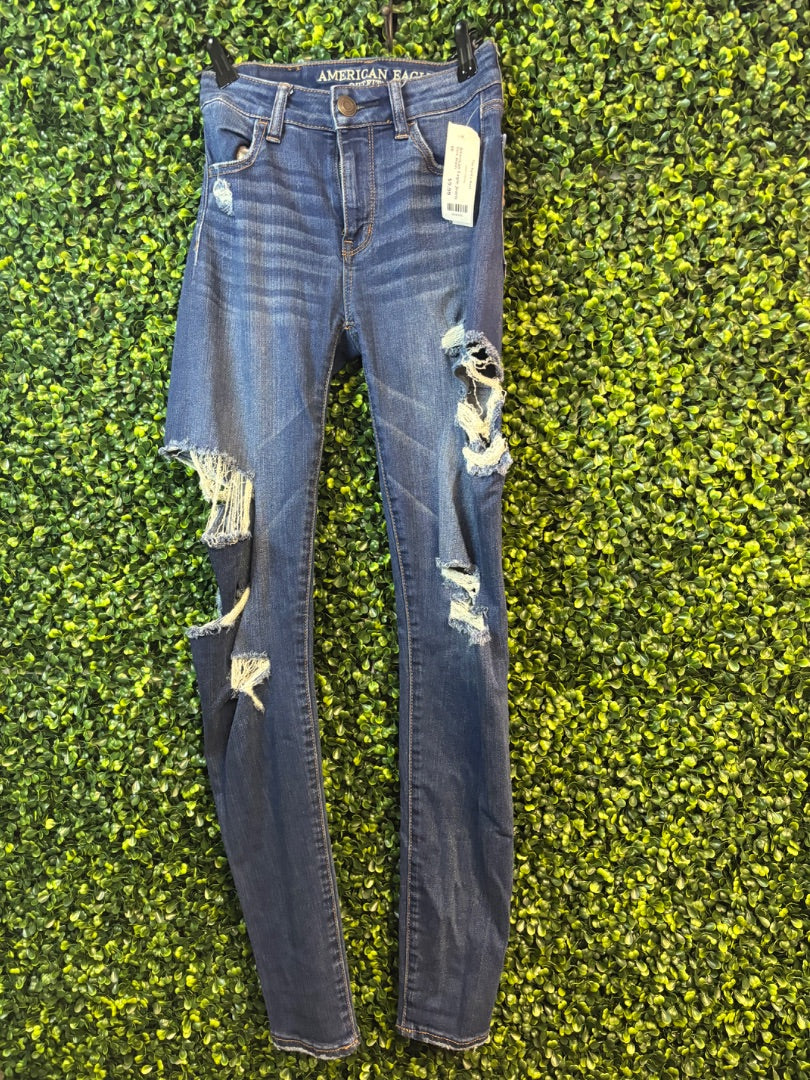 Dark Wash American Eagle Jeans, 00