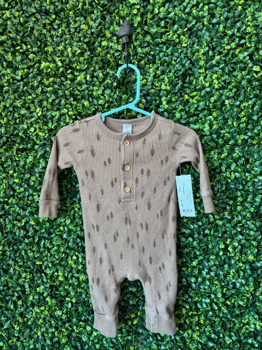 Modern Moments Brown Sleeper, 3-6M